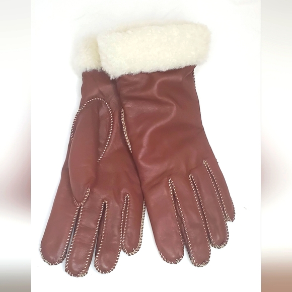 GLOVES - size M- Premium sheepskin leather with real shearling
